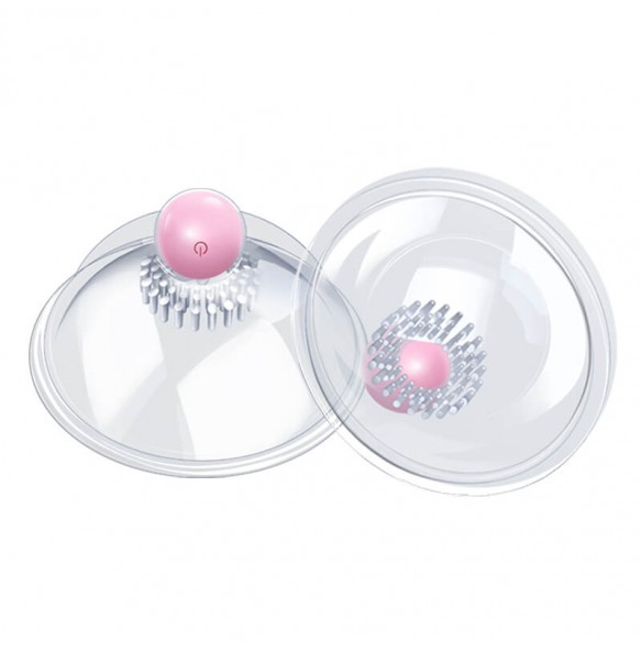 MIZZZEE - Nipple Vibrator Breast Massage Clitoris Stimulator (Chargeable - Transparent)